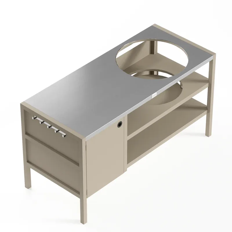 Mobile da esterno multifunzionale con forno