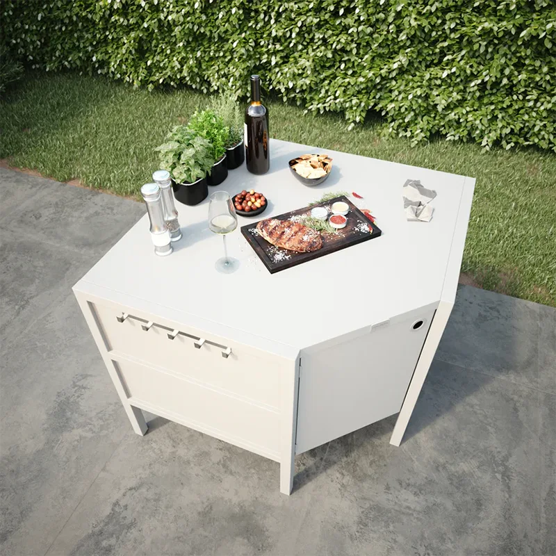 Outdoor Free-Standing Corner Cabinet Outdoor Free-Standing Corner Cabinet