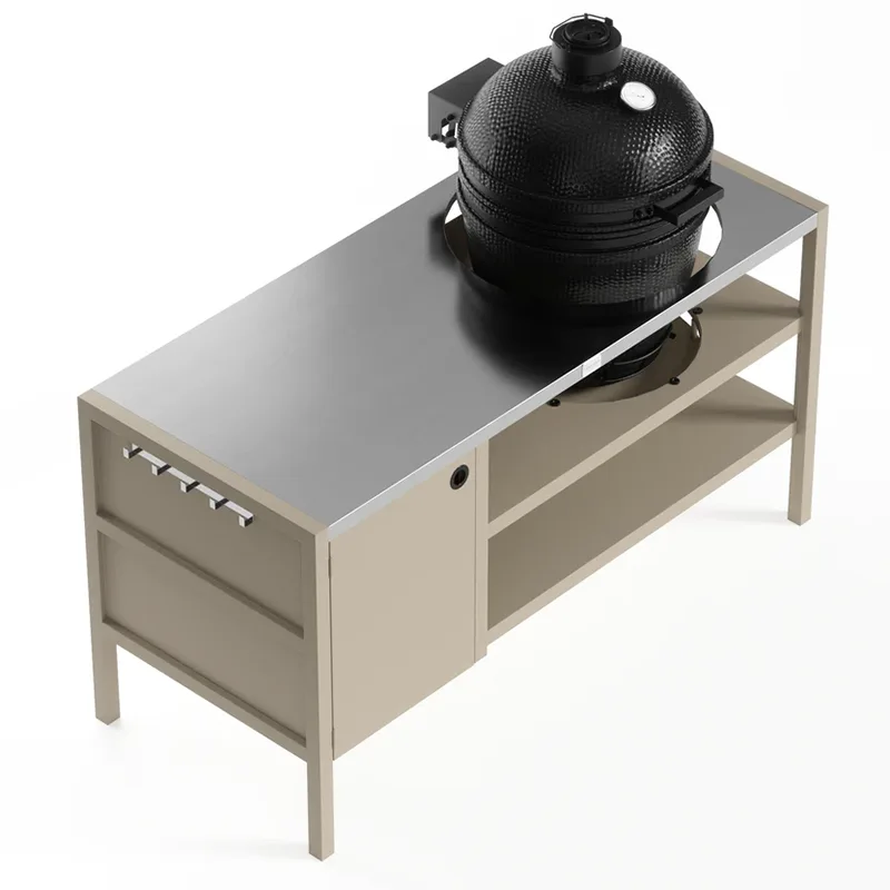 Mobile da esterno multifunzionale con forno