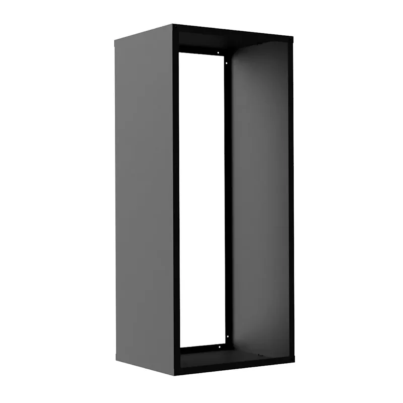 Deposito per legna da ardere moderno e facilmente assemblabile all'aperto